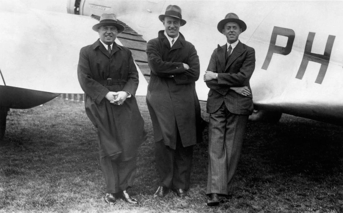  Dutch crew of the Pander S4 (L>R) Gerrit Geysendorffer, Dirk Asjes and Pieter Pronk 