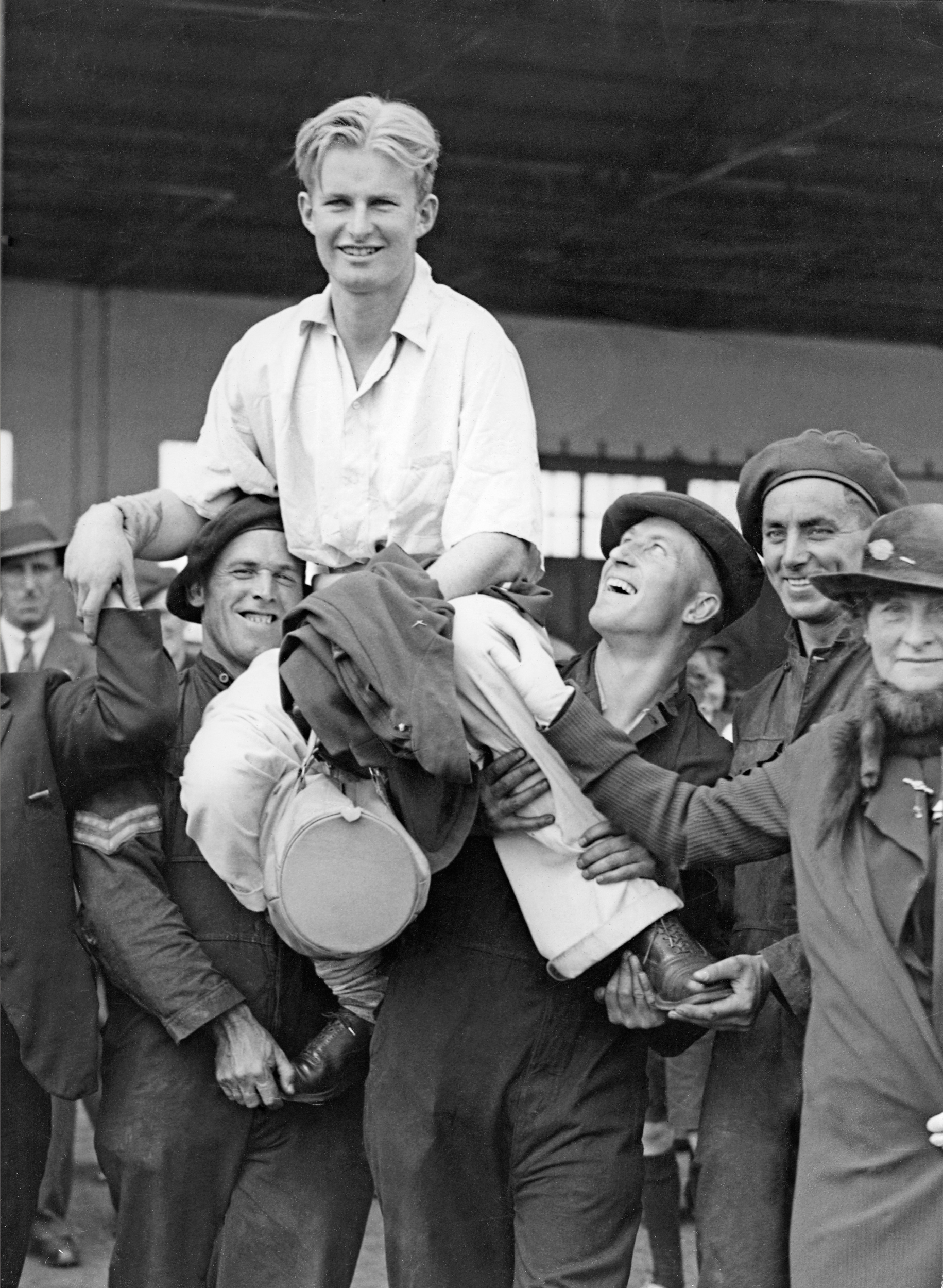  Jimmy Melrose (finished 7th) at Laverton (State Library VIC) 