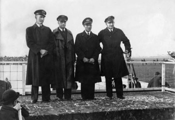  The KLM 'Uiver' DC-2 crew at Schiphol Airport, Amsterdam 