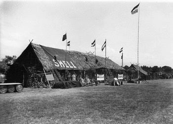  Fuel supply point for competitors at Ranbang, Sumatra, Dutch East Indies (now Indonesia) 